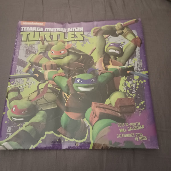 2015 12-month teenage mutant Ninja turtle wall calendar