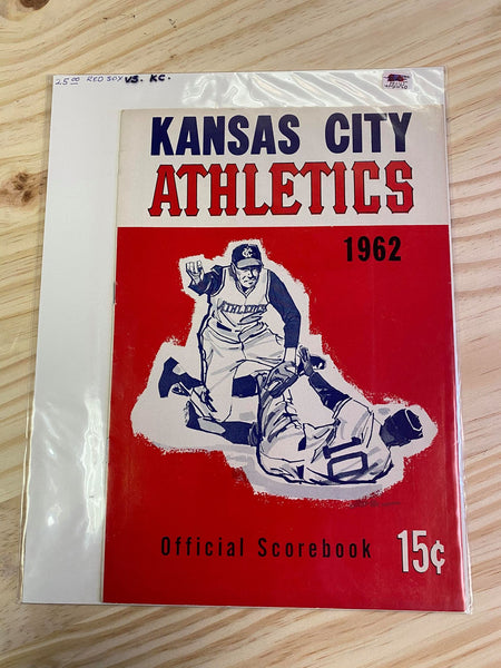 Kansas City Athletics Score Book (1962)